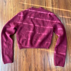 Stradivarius Maroon Sweater